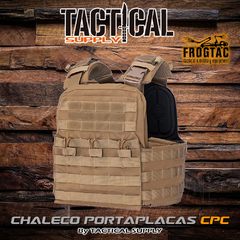 CHALECO TACTICO CPC MOLLE PORTA PLACAS FROGTAC en internet