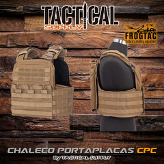 CHALECO TACTICO CPC MOLLE PORTA PLACAS FROGTAC - Tactical Supply