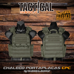 Imagen de CHALECO TACTICO CPC MOLLE PORTA PLACAS FROGTAC