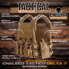 CHALECO TACTICO DELTA 7 COMPLETO by DELTA TACTICAL GEAR - comprar online