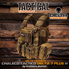 CHALECO TACTICO DELTA 7 PLUS DOBLE LIBERACION RAPIDA + MOCHILA HIDRATACION en internet