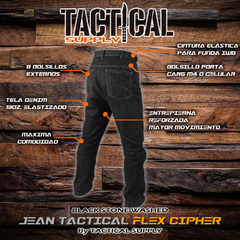 Jean tactico elastizado by Tactical Supply - comprar online
