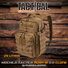 MOCHILA RUSH 12 2.0 CLONE BACKPACK 24L