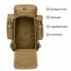 MOCHILA PORTA FUSIL VERTICAL - Tactical Supply