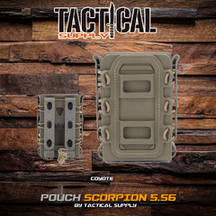 POUCH SCORPION STYLE SOFT SHELL MAGAZINE 5.56/7,62 TAN