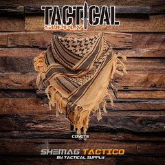 SHEMAG MILITAR TACTICO DESERTICO 100% ALGODON KEFFIYEH