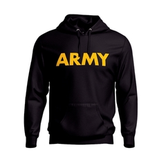 Buzo hoodie canguro con capucha friza premium ARMY
