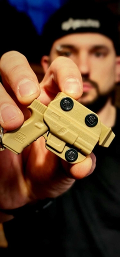 Llavero Glock con holster kydex mini - tienda online