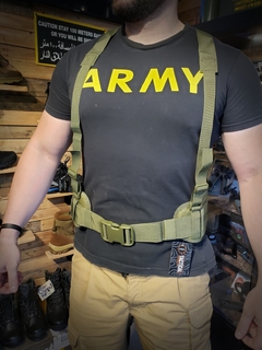 Cinturon molle con arnés H desmontable - Tactical Supply
