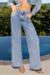 Calça Wide Leg Jeans Com Pence - B27 Denim | Moda Feminina 