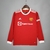 Camisa Manga Longa Manchester United Home 21/22 Torcedor ADIDAS Masculina