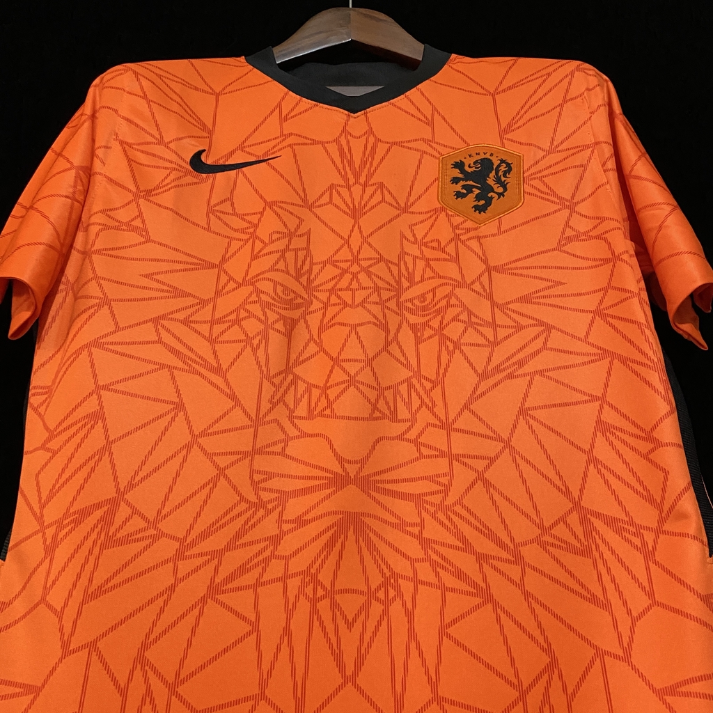 Camisa Holanda I 20/21 - Masculino Torcedor - Laranja