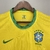Camisa Seleção Brasil I 20/21 Torcedor Nike Feminina - Amarelo e Verde na internet