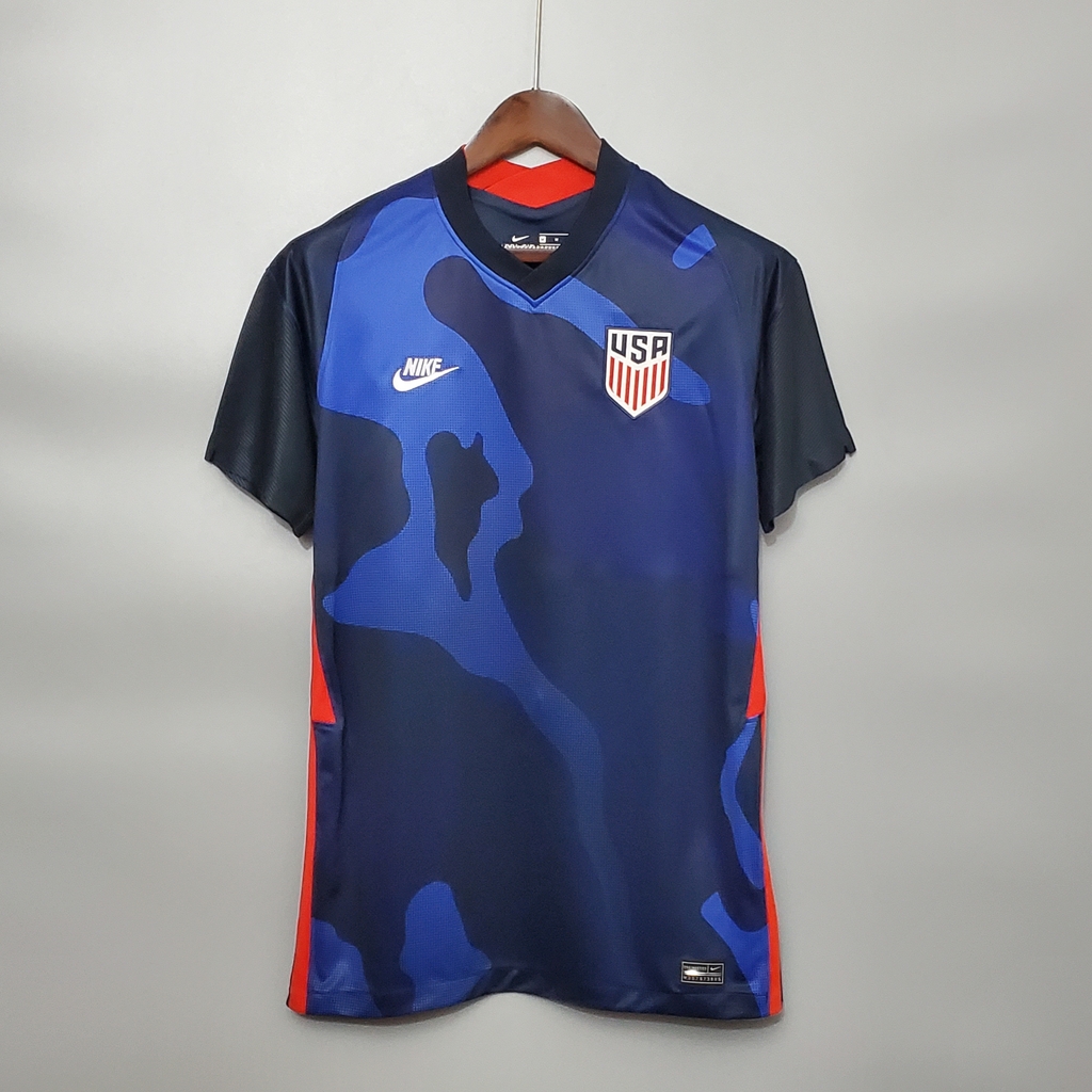 Camisa Seleção Estados Unidos I 20-21 Azul