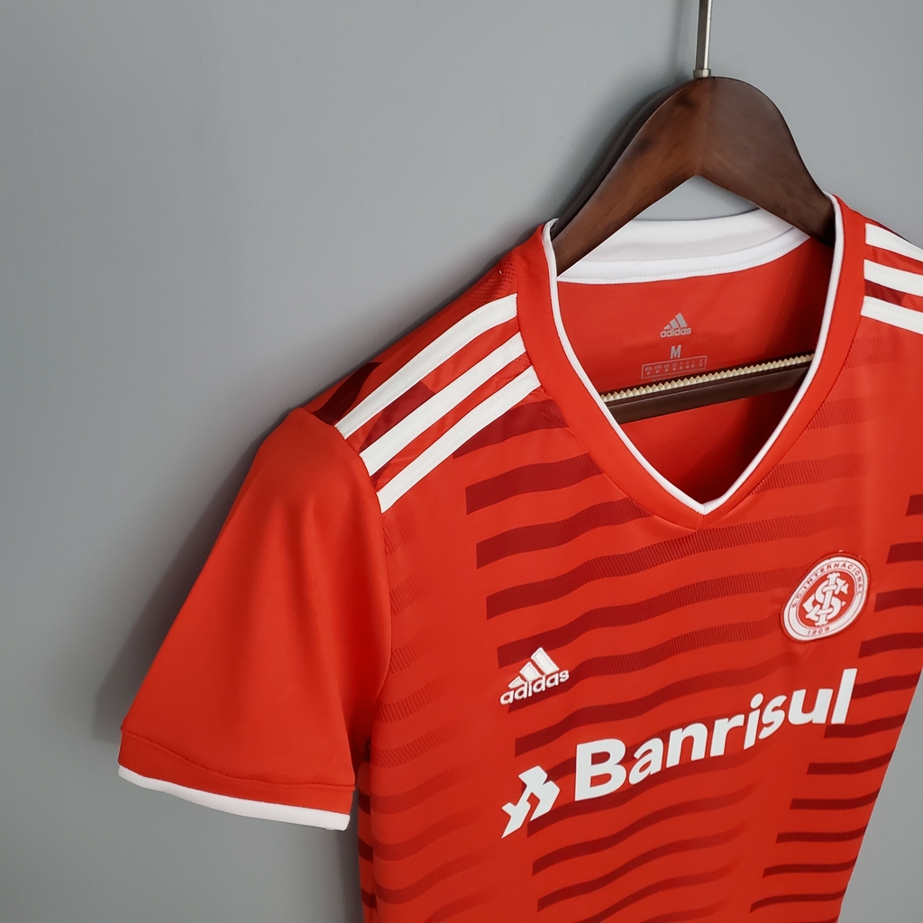 Camisa Internacional I 22/23 Torcedor Adidas Feminina - Vermelho