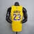 Regata Los Angeles Lakers 75a Anniversary LeBron James Nº 23 - Torcedor - Masculina - Amarelo e Roxo - comprar online