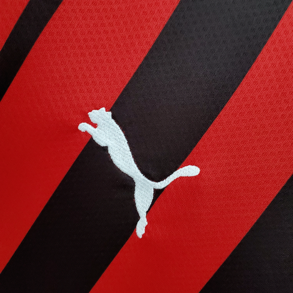 Camisa AC Milan Home 22/23 Torcedor Puma Masculina - Vermelha