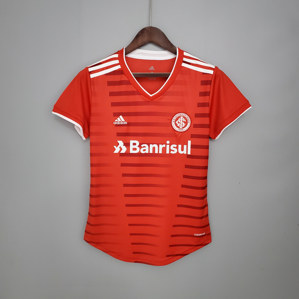 Camisa Internacional I 20/21 Torcedor Adidas Feminina - Vermelho