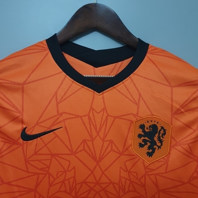Nike Camiseta Netherland KNVB Mach Tech Pack Principal 20/21 Laranja