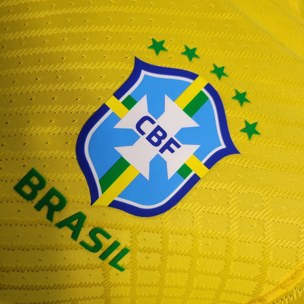 Camisa Brasil Cristo Redentor Versão Jogador 22/23 - Masculino