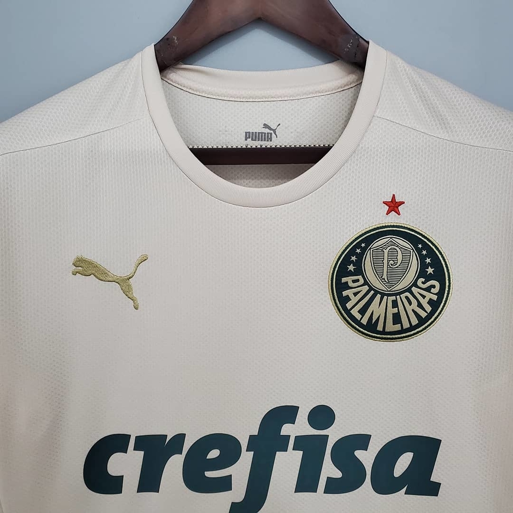 Camisa Palmeiras III 21/22 Puma Masculina - Off White