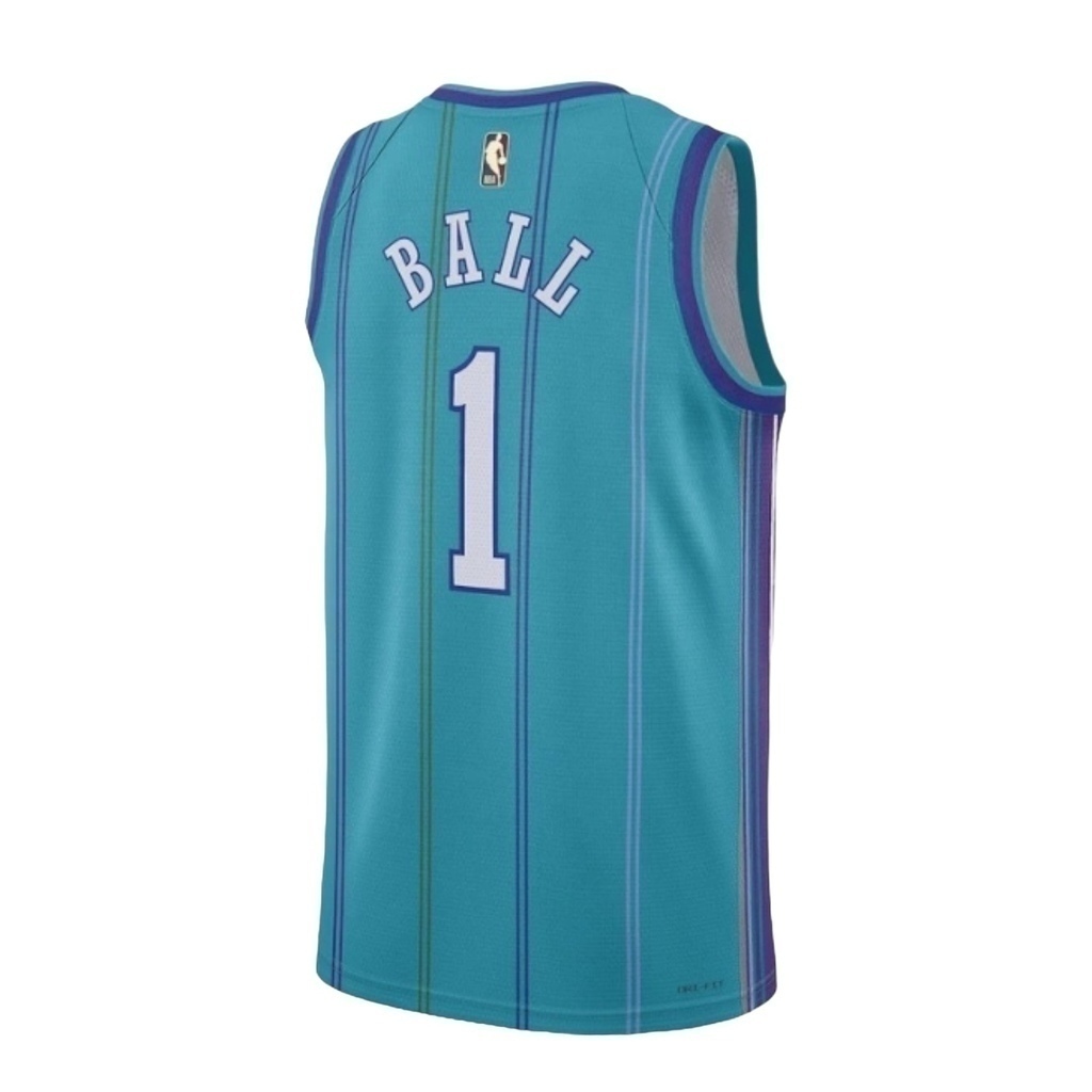 Camiseta Regata NBA Charlotte Hornets 23 24 Masculina Jordan Azul