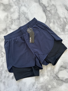 Short con calza I-RUN unisex liso PROMO en internet