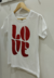 REMERA LOVE RED FOIL - comprar online