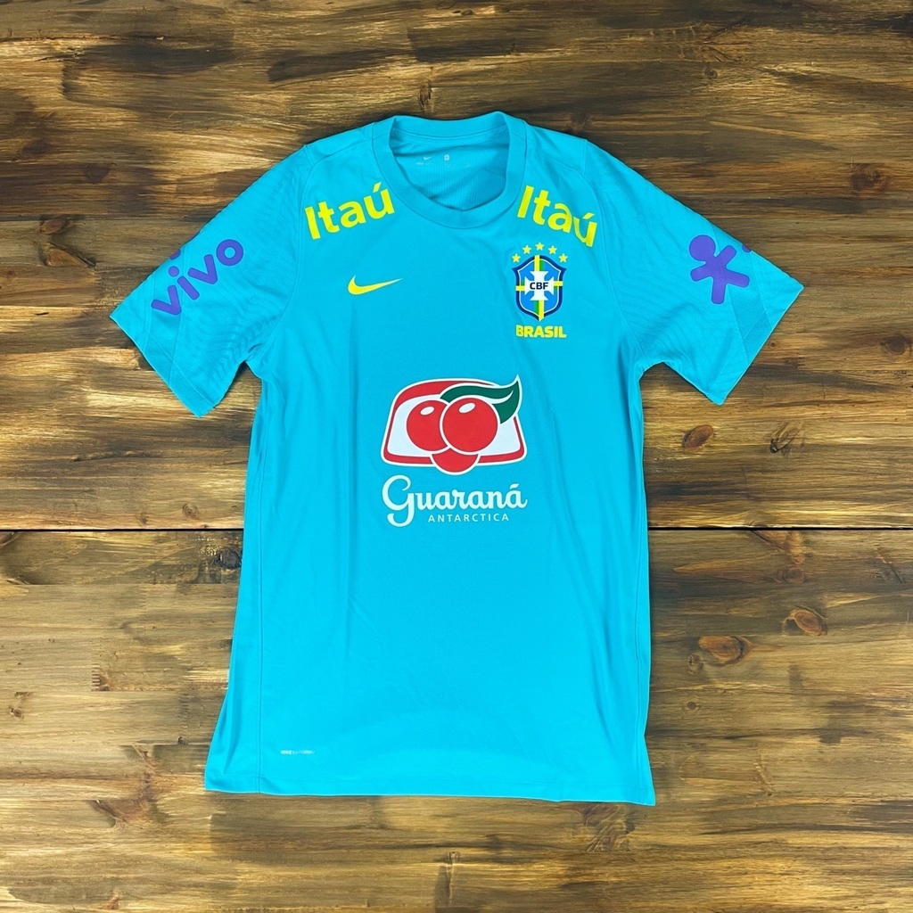 Camiseta Nike CBF Treino CD9283 - Azul Bebê