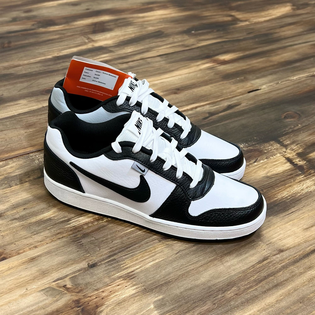 Tenis Nike Ebernon Low AQ1774 102 Preto Branco