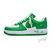 Tênis Louis Vuitton x Nike Air Force 1 Low By Virgil Abloh White Green - loja online