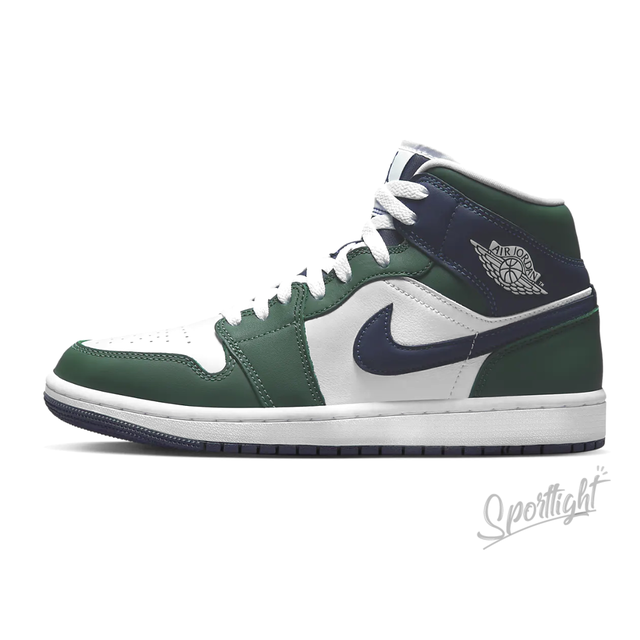 Tênis Nike Air Jordan 1 Mid Noble Green