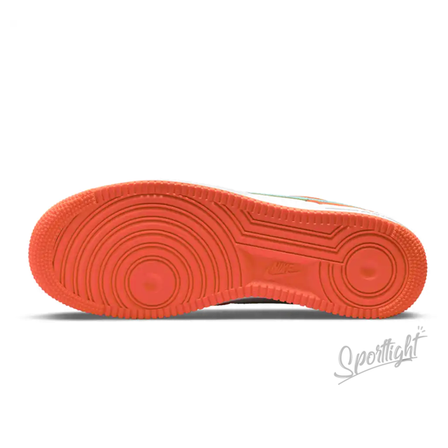Nike orange air force 1 07 lv8 utility trainers outlet