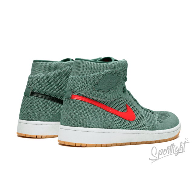 T nis Nike Air Jordan 1 Retro High Flyknit GS Clay Green