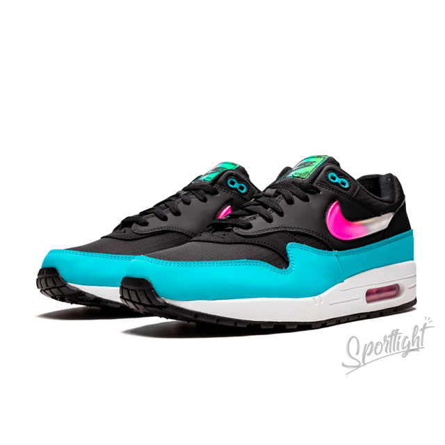 Air max 1 jelly swoosh black fuchsia sales blue fury