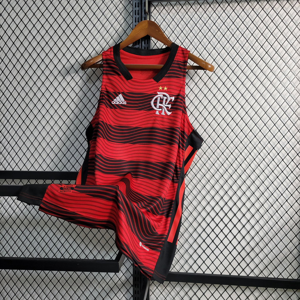 Regata Basquete Flamengo I Home 22/23 - Masculina - Modelo Torcedor -  Vermelha e Preta