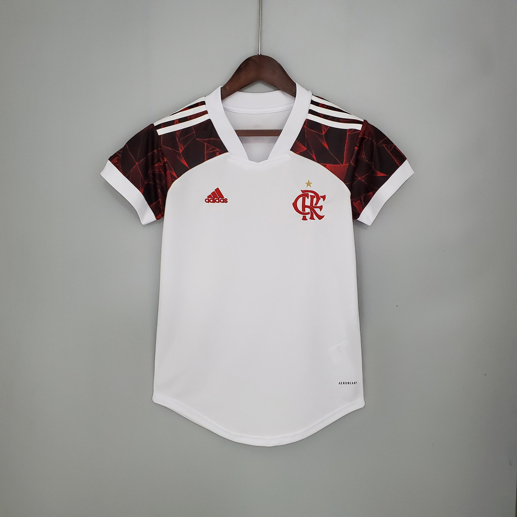 Camisa Flamengo II 21/22 - Masculino Torcedor - Branco/Vermelho