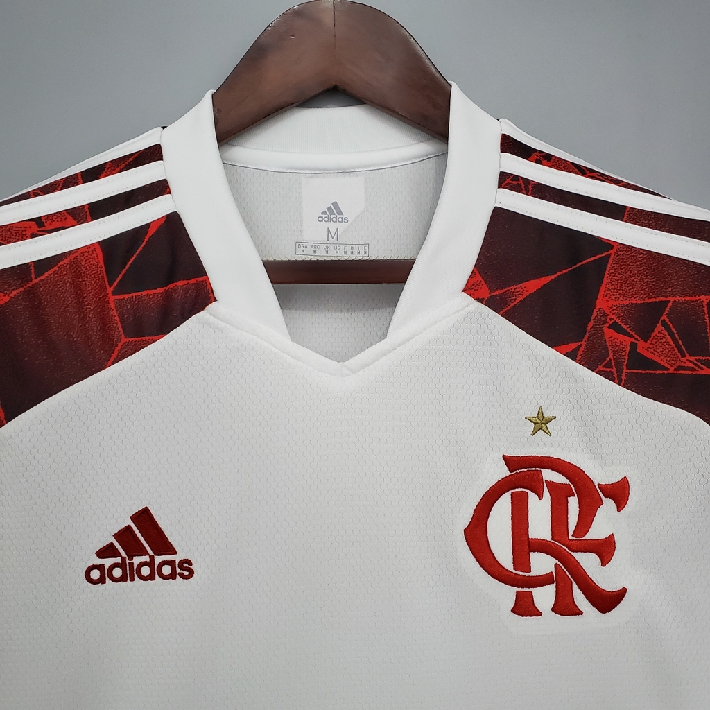 Camisa Flamengo II 21/22 - Masculina- modelo Torcedor - Branca