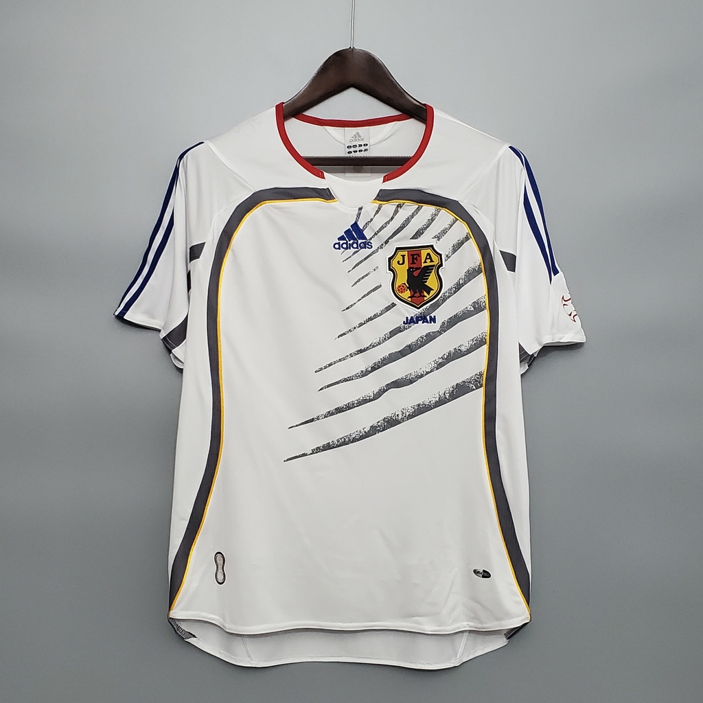 Camisa Retrô Seleção da Japão Japonesa II Copa 2006 Branca