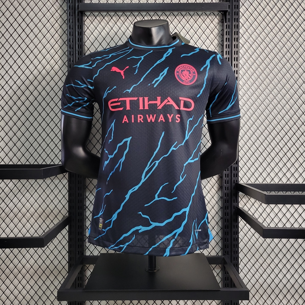 Camisa Manchester City 23/24 Away II - Jogador Masculina