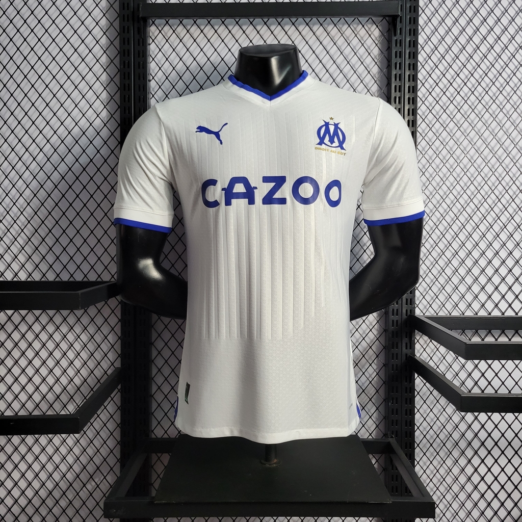 Camisa Olympique de Marseille I 2022/23 Jogador - Branco