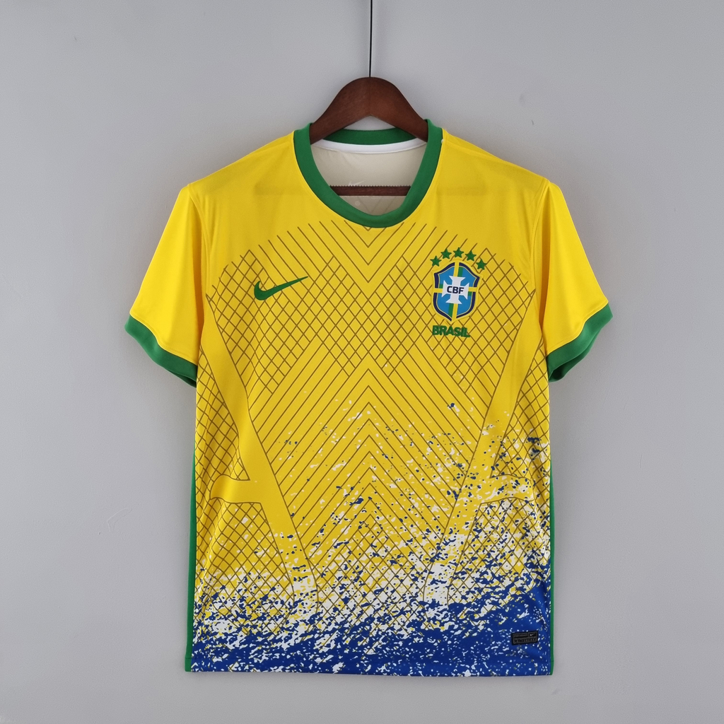 Camisa Seleção do Brasil I 20/21 - Masculina - modelo Torcedor-Amare