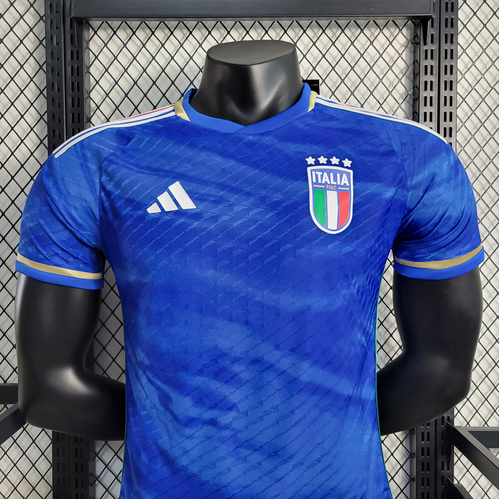 Camisa Seleção da Itália I Home 2023 2024 Masculina Modelo Player A