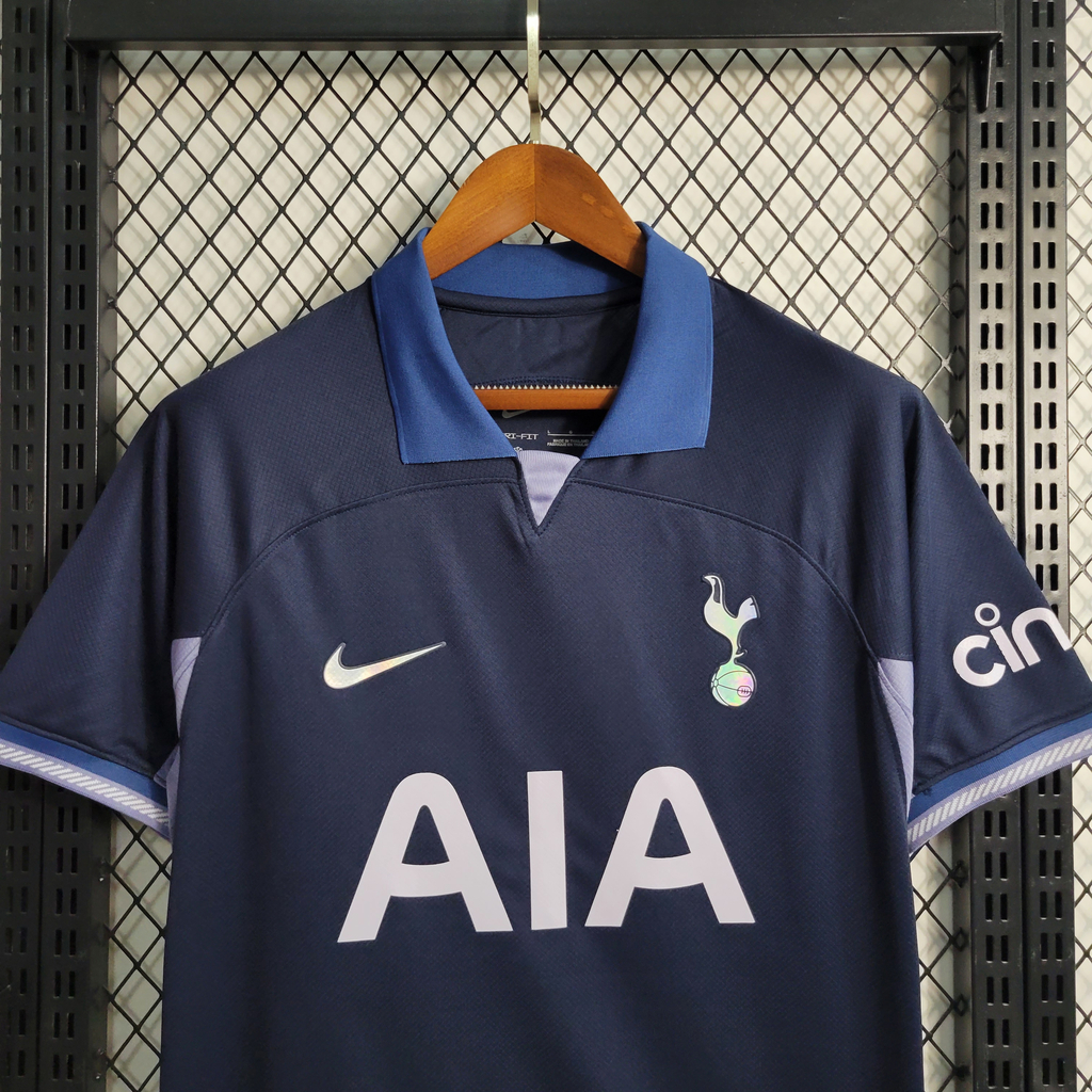 Camisa Tottenham II Away 23/24 Masculina Modelo Torcedor Azul Marinho