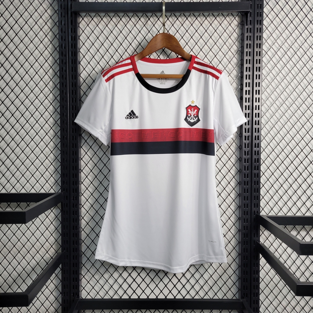 Camisa Retrô Flamengo II Away 19/20 - Feminina - Branca