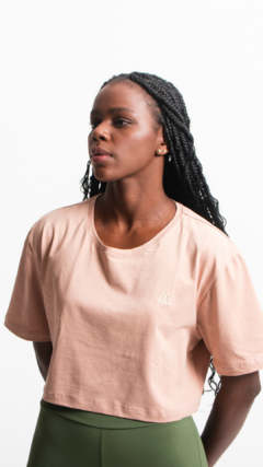 Camiseta Cropped - Nude - comprar online