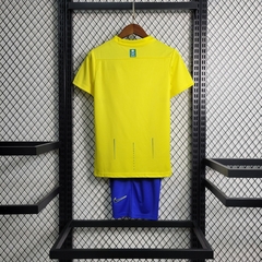 Imagem do Camisa + Short Infantil Unissex All Nassr Home I 2023/2024 - Amarelo e Azul