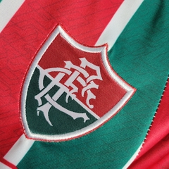 Camisa + Shorts Infantil Fluminense I 2022/2023 Umbro Unissex Torcedor - Tricolor na internet