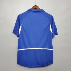Camisa Retrô 2002 Seleção Brasileira II Masculina - Azul - comprar online