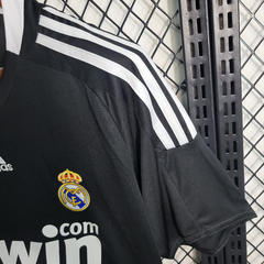 Camisa Real Madrid Retrô Away 2008/2009 Torcedor Adidas Masculina - Preta na internet